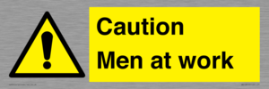 Caution Men at work